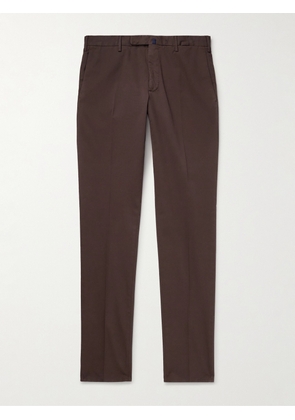 Slowear - Venezia 1951 Straight-Leg Stretch-Cotton Twill Trousers - Men - Brown - IT 44