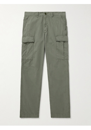 Hartford - Tapered Cotton-Drill Cargo Trousers - Men - Green - IT 46