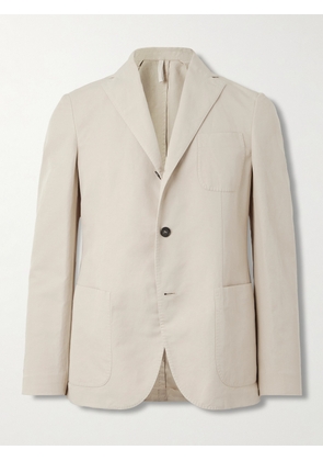 Slowear - Venezia 1951 Garment-Dyed Chinolino Suit Jacket - Men - Neutrals - IT 46