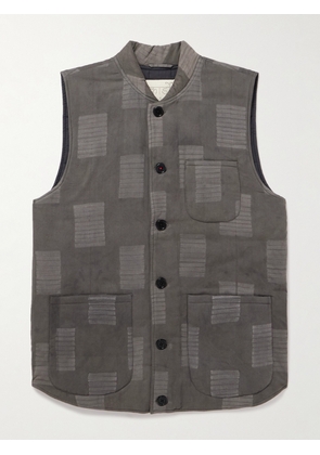 Kardo - Leo Quilted Cotton Gilet - Men - Gray - S