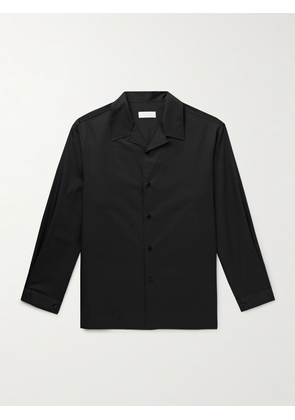 Amomento - Convertible-Collar Cotton Shirt - Men - Black - M