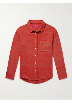The Elder Statesman - Cashmere-Jacquard Overshirt - Men - Red - S