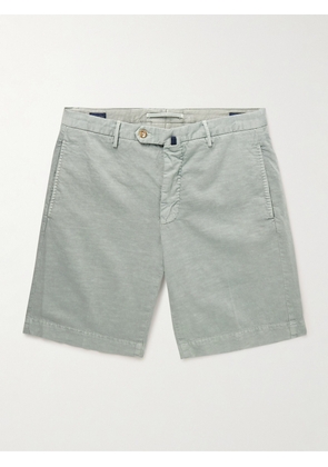Slowear - Venezia 1951 Straight-Leg Cotton-Blend Twill Bermuda Shorts - Men - Green - IT 44