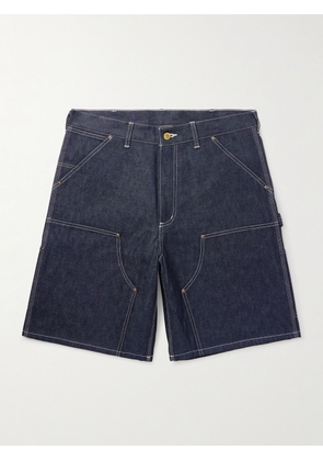 SAINT MXXXXXX - Straight-Leg Logo-Appliquéd Denim Shorts - Men - Blue - S