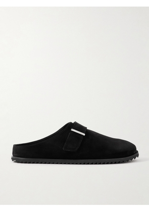 Mr P. - Suede Mules - Men - Black - UK 7
