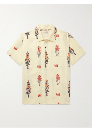 Kardo - Chintan Floral-Print Cotton Shirt - Men - Neutrals - S