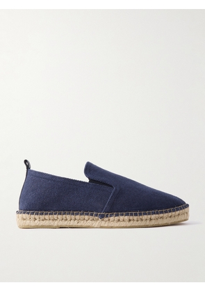 Frescobol Carioca - Emmanuel Recycled-Linen Espadrilles - Men - Blue - EU 41