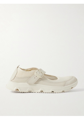Salomon - Marie-Jeanne Nubuck-Trimmed Mesh Sneakers - Men - Neutrals - UK 7.5