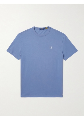 Polo Ralph Lauren - Logo-Embroidered Cotton-Jersey T-Shirt - Men - Blue - XS