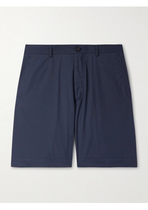 Slowear - Teknosartorial Wide-Leg Cotton-Blend Shorts - Men - Blue - IT 46