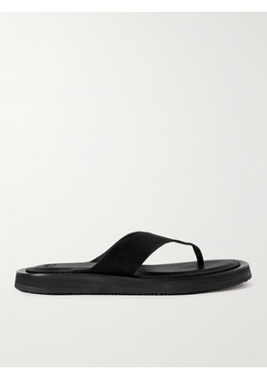 Mr P. - Fede Suede Sandals - Men - Black - UK 7