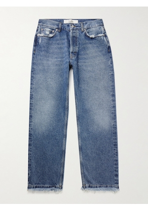 SÉFR - Straight-Leg Distressed Jeans - Men - Blue - UK/US 30