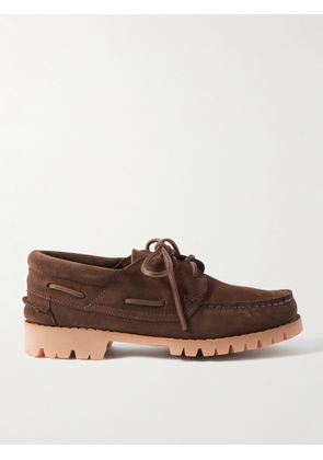 Mr P. - Caspian Suede Boat Shoes - Men - Brown - UK 7