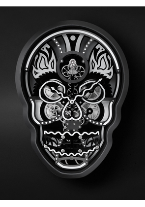 L’ÉPÉE 1839 - Fiona Krüger Vanitas Limited Edition Hand-Wound Palladium-Coated and PVD Wall Clock - Men - Black