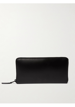 COMME DES GARÇONS - Leather Zip-Around Wallet - Men - Black