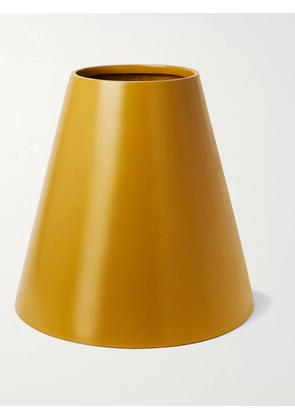 PIECES - Cone Fiberglass Planter - Men - Yellow