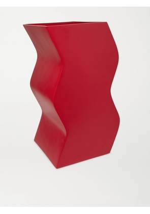 PIECES - Curvy Fiberglass Planter - Men - Red