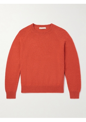 UMIT BENAN - Summer Pull Cashmere and Cotton-Blend Sweater - Men - Red - IT 48