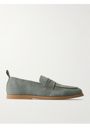 Mr P. - Leo Suede Penny Loafers - Men - Gray - UK 7