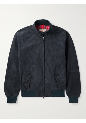 Baracuta - G9 Suede Harrington Jacket - Men - Blue - UK/US 38