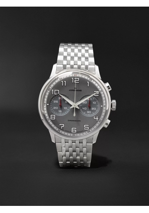 JUNGHANS - Meister Driver Chronoscope Automatic 40mm Stainless Steel Watch, Ref. No. 027/3686.44 - Men - Silver
