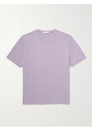 Mr P. - Relaxed-Fit Organic and Recycled Cotton-Jersey T-Shirt - Men - Purple - XS