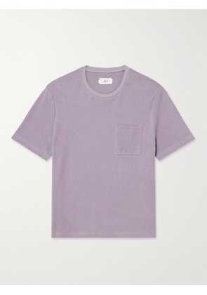 Mr P. - Organic Cotton-Terry T-Shirt - Men - Purple - XS