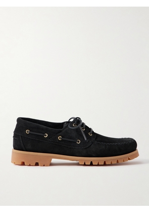 VINNY's - Aztec Suede Boat Shoes - Men - Black - EU 40