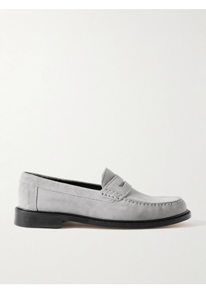 VINNY's - Yardee Suede Penny Loafers - Men - Gray - EU 40