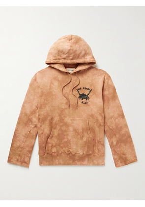 NICHOLAS DALEY - Printed Tie-Dyed Cotton-Jersey Hoodie - Men - Brown - S
