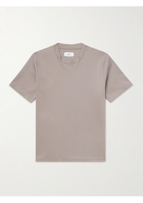 Mr P. - Mercerised Cotton-Jersey T-Shirt - Men - Brown - XS