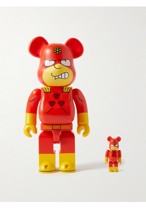 BE@RBRICK - The Simpsons Radioactive Man 100% 400% Printed PVC Figurine Set - Men - Red