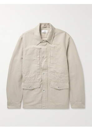 Mr P. - Cotton and Linen-Blend Twill Field Jacket - Men - Neutrals - XS