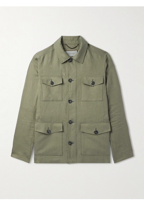 Canali - Linen-Canvas Jacket - Men - Green - IT 46