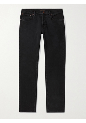 Nudie Jeans - Lean Dean Slim-Fit Tapered Stretch-Denim Jeans - Men - Black - 28W 32L