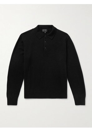 Nili Lotan - Jovan Cashmere Polo Shirt - Men - Black - S