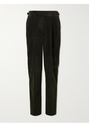 Purdey - Straight-Leg Cotton-Corduroy Trousers - Men - Brown - UK/US 30