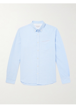 Officine Générale - Slim-Fit Cotton Oxford Shirt - Men - Blue - XS
