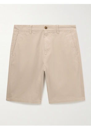 NN07 - Crown 1090 Straight-Leg Organic Cotton-Blend Twill Shorts - Men - Neutrals - UK/US 28