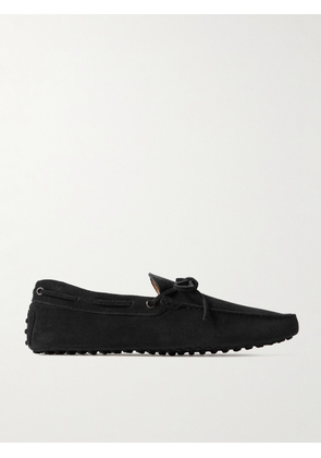 Tod's - Gommino Suede Driving Shoes - Men - Black - UK 6