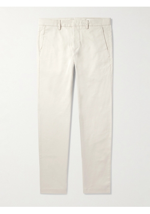 NN07 - Theo Tapered Stretch Organic Cotton-Twill Chinos - Men - Neutrals - 28W 32L