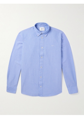 NN07 - Colby 5910 Button-Down Collar Organic Cotton Oxford Shirt - Men - Blue - S