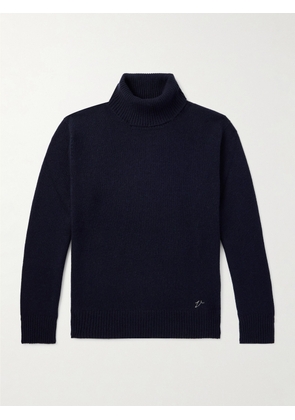 Valstar - Logo-Embroidered Cashmere Rollneck Sweater - Men - Blue - S