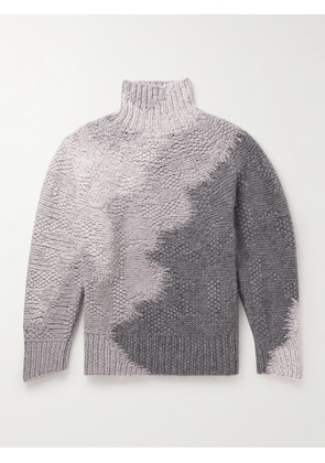 Zegna - Cashmere-Blend Rollneck Sweater - Men - Gray - IT 48