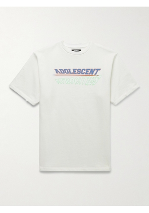 LIBERAL YOUTH MINISTRY - Printed Cotton-Jersey T-Shirt - Men - White - XS