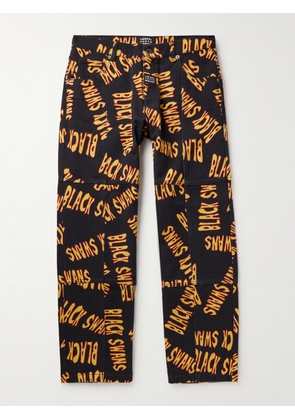 LIBERAL YOUTH MINISTRY - Straight-Leg Printed Jeans - Men - Black - S