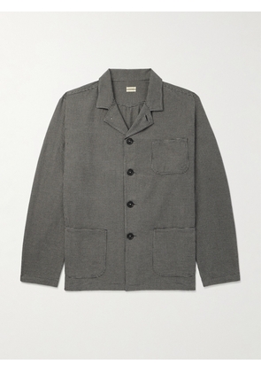 Massimo Alba - Florida Puppytooth Cotton Overshirt - Men - Gray - S