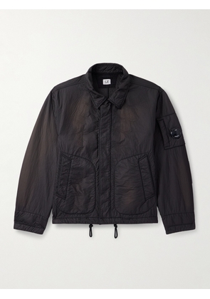 C.P. Company - Logo-Appliquéd Feltro Bi-Film Jacket - Men - Black - S