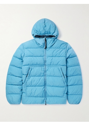 C.P. Company - Chrome-R Padded Recycled-Shell Hooded Down Jacket - Men - Blue - S