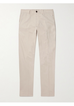 Sid Mashburn - Field Slim-Fit Tapered Garment-Dyed Cotton-Twill Trousers - Men - Gray - UK/US 30